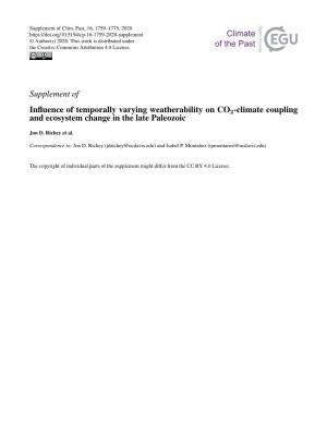 Supplement of Clim