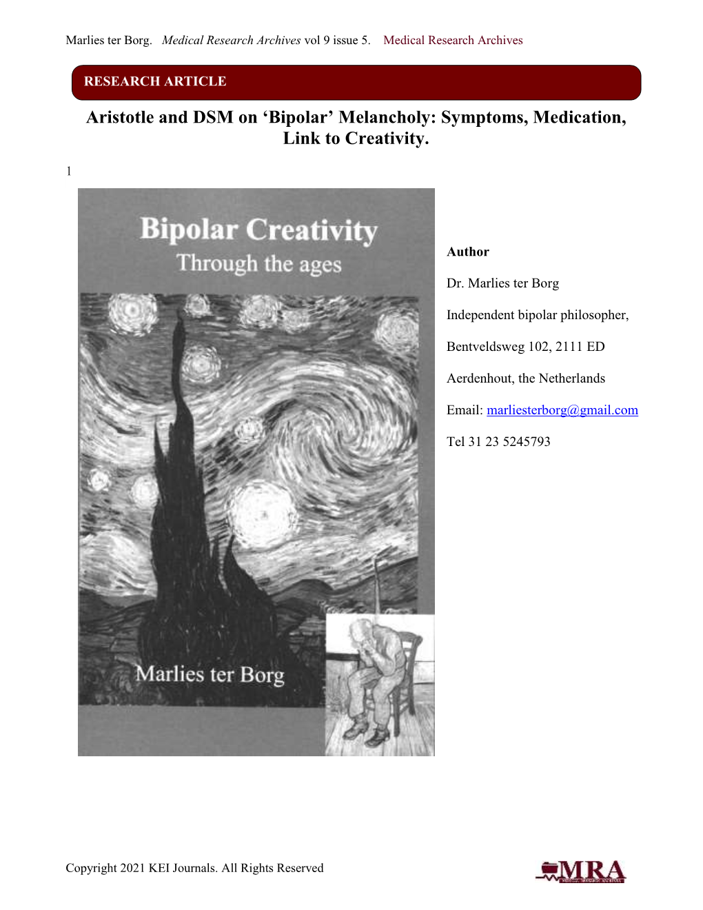 Aristotle and DSM on 'Bipolar' Melancholy: Symptoms, Medication