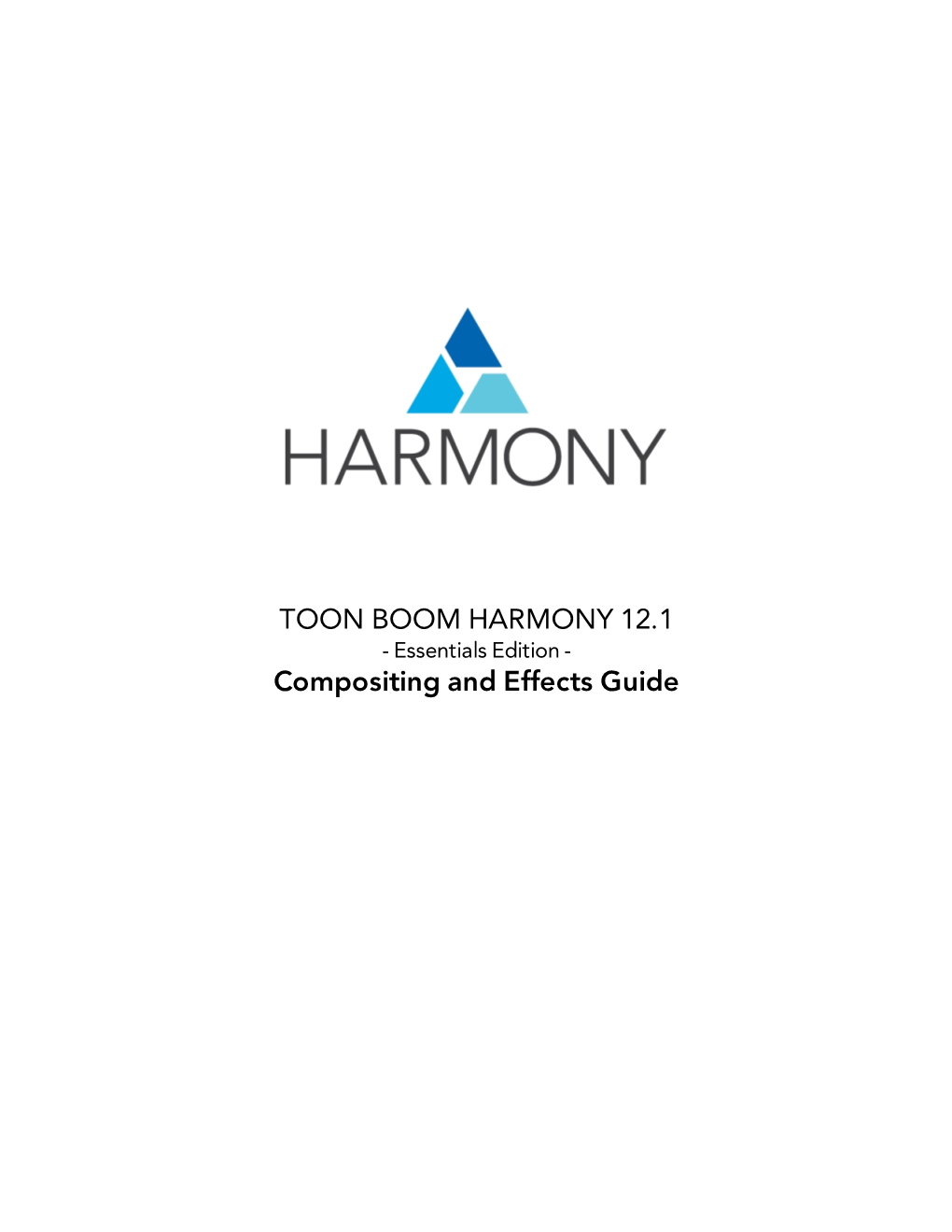 Toon Boom Harmony 12.1 Essentials
