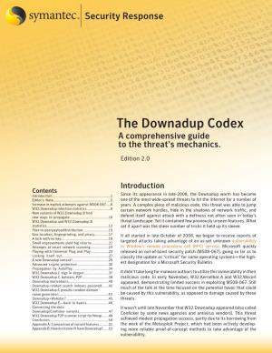 The Downadup Codex a Comprehensive Guide to the Threat’S Mechanics