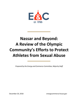 Nassar and Beyond: a Review of the Olympic Community's Efforts to Protect Athletes from Sexual Abuse