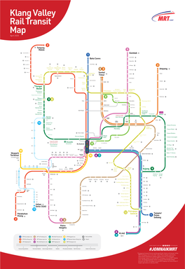 Klang Valley Rail Transit Map April 2020