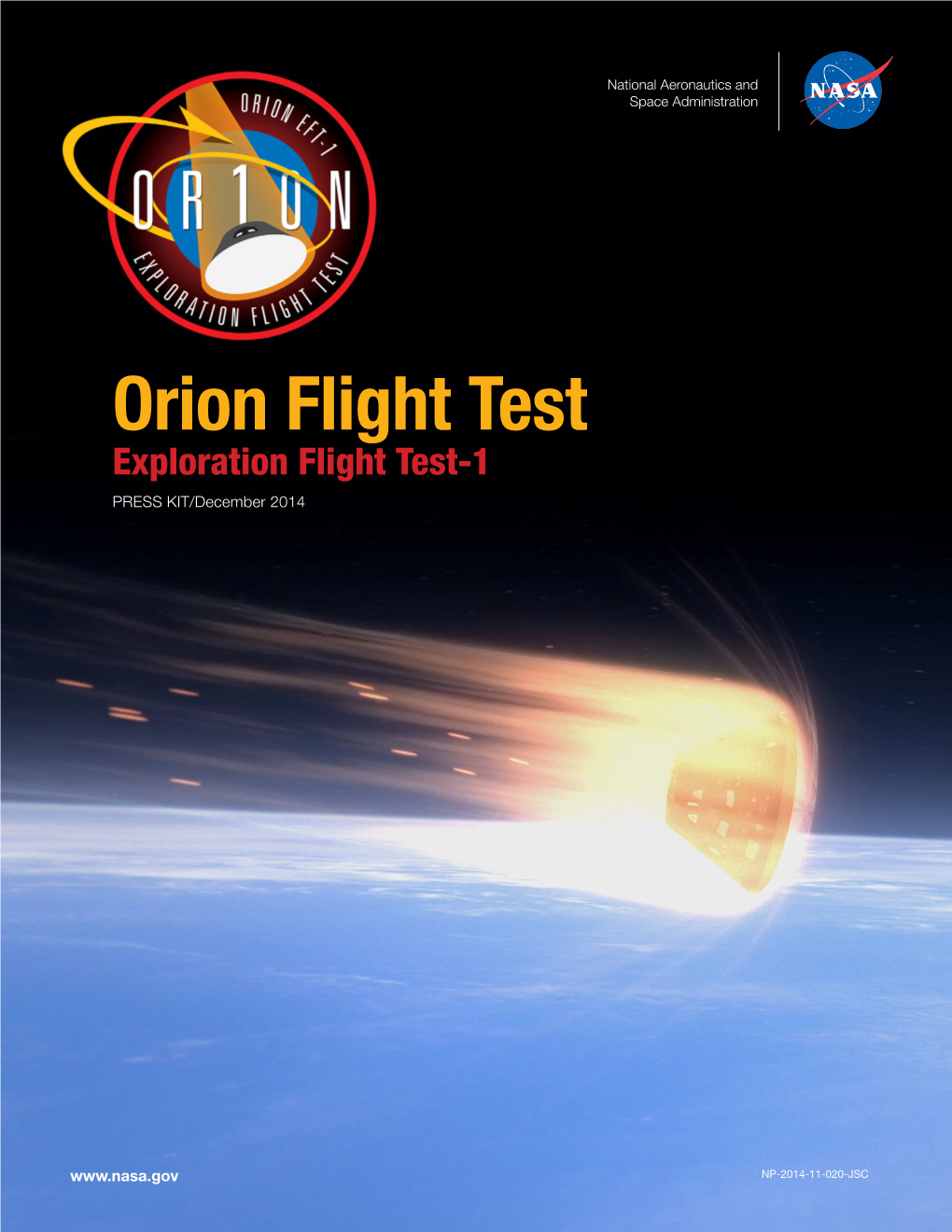 Orion Flight Test Press