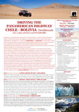 Driving the Panamerican Highway