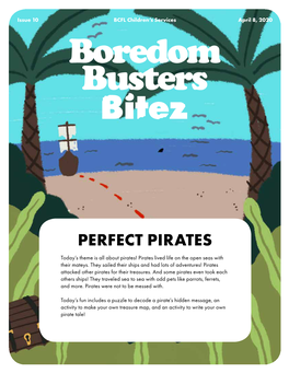 Boredom Busters Bitez – Perfect Pirates