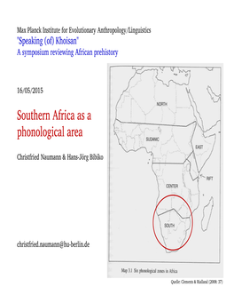 Southern Africa As a Phonological Area