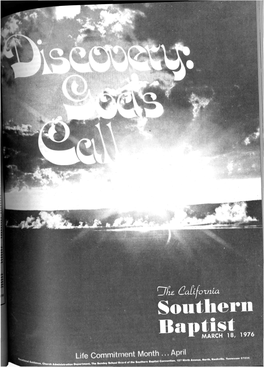 Southern Baptist M- MARCH 18, 1976