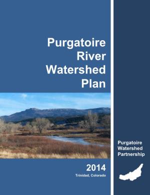 Purgatoire River Watershed Plan
