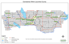 Cemeteries Within Lacombe County