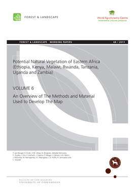 VOLUME 6 an Overview of the Methods and Material Used to Develop the Map