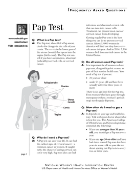 Pap Test That Can Turn Into Cancer Cells
