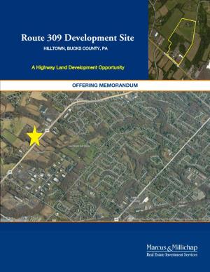 Route 309 Development Site HILLTOWN, BUCKS COUNTY, PA