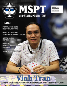 Nation's #1 Poker Tour August 2016