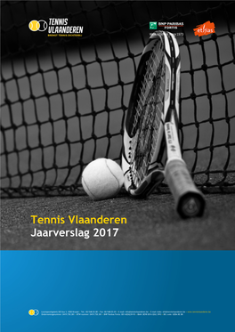 Tennis Vlaanderen Jaarverslag 2017