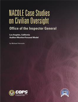 NACOLE Case Studies on Civilian Oversight: Office of the Inspector
