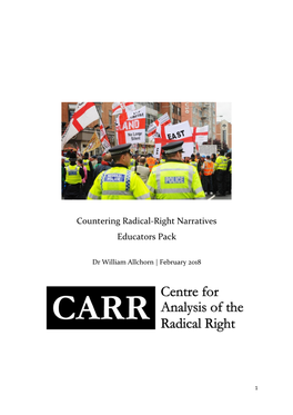 Countering Radical-Right Narratives Educators Pack