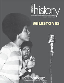 Milestones Letter from the Editor — Fiftieth Milestones