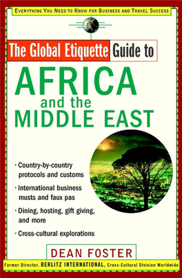 The Global Etiquette Guide to Africa and the Middle East : Everything You Need to Know for Business and Travel Success