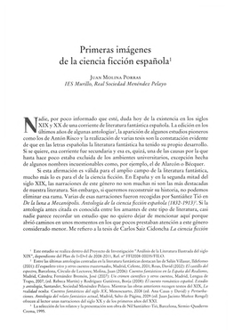 Las Primeras Imágenes De La Ciencia-Ficción Española