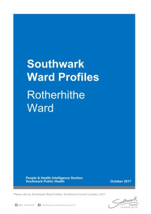 Rotherhithe Southwark Ward Profiles Ward