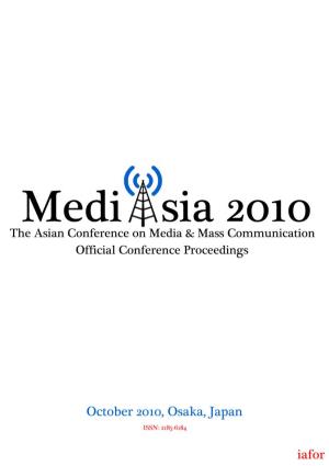 The Asian Conference on Media and Mass Communication Official