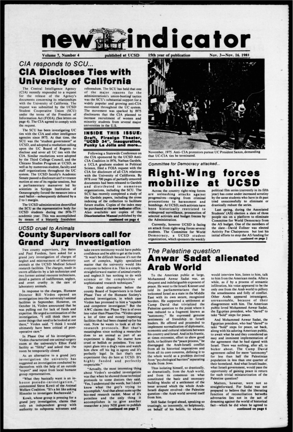 Rightmwing Forces Mobilize at UCSD