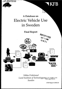 Electric Vehicle Use in Sweden