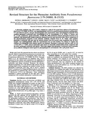 Fluorescens 2-79 (NRRL B-15132) PETER G