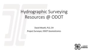 Hydrographic Surveying Resources at ODOT