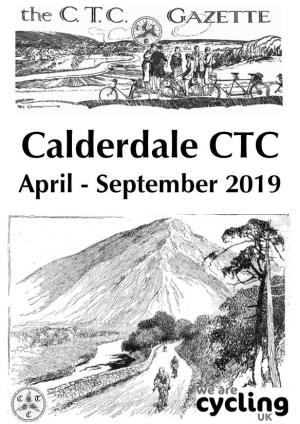Calderdale CTC April - September 2019