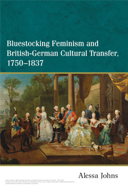 Bluestocking Feminism and British-German Cultural Transfer, 1750-1837