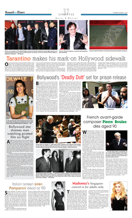 Pierre Boulez Forthcoming Hindi Film ‘Dilwale’ in Mumbai