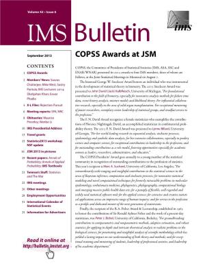 IMS Bulletin 42(6)