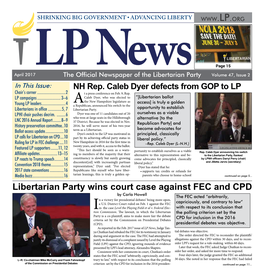 Libertarian Party Wins Court Case Against FEC And