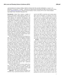 Ash Sources in Arabia Terra? Implications for the Arabia Deposits