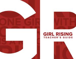 Girl Rising Teacher’S Guide