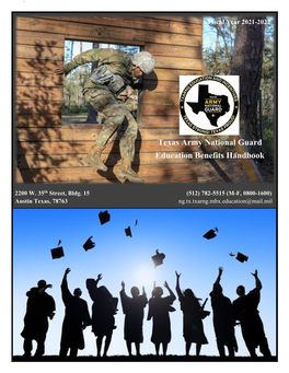 Texas Army National Guard Education Benefits Handbook