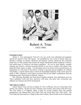 Robert A. Trias (1923-1989) ______