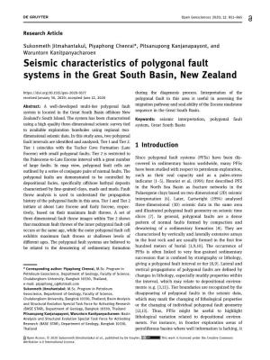 Seismic Characteristics of Polygonal Fault Systems in the Great South Basin, New Zealand During the Diagenesis Process