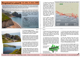Ringstead to Lulworth Cove.Cdr