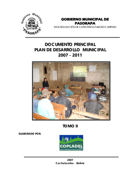 Documento Principal Plan De Desarrollo Municipal 2007 - 2011