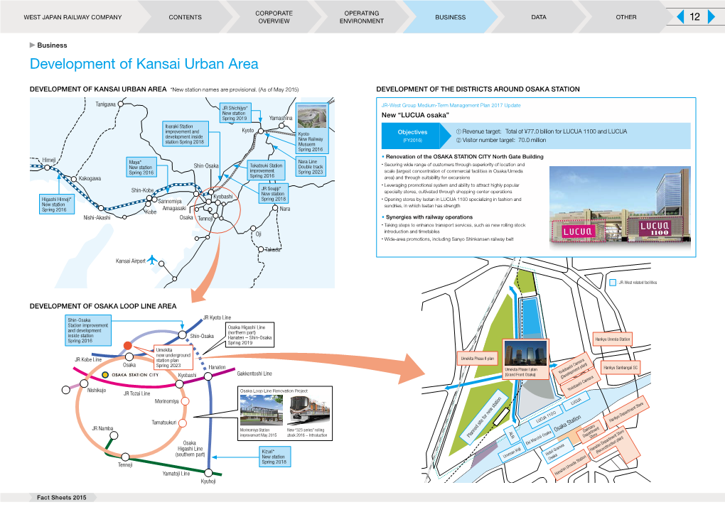12. Development of Kansai Urban Area (PDF, 113KB)