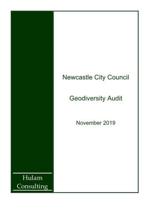 Newcastle City Council Geodiversity Audit