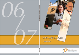 ANNUAL REPORT 2006/07 Contents