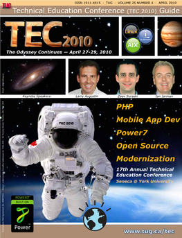 PHP Mobile App Dev Power7 Open Source Modernization 17Th Annual Technical Education Conference Seneca @ York University