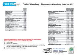 Train - Wildenberg - Siegenburg - Abensberg (Und Zurück)