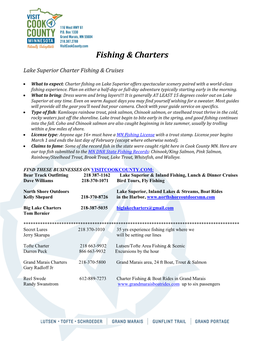 Fishing & Charters