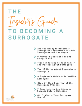 The to Becoming a Surrogate
