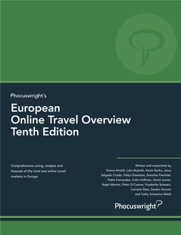 European Online Travel Overview Tenth Edition