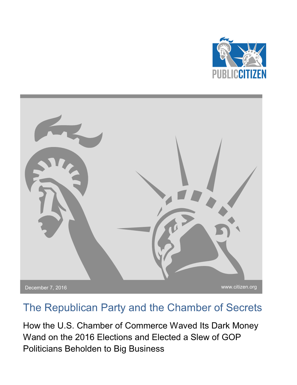 The Republican Party and the Chamber of Secrets How the U.S